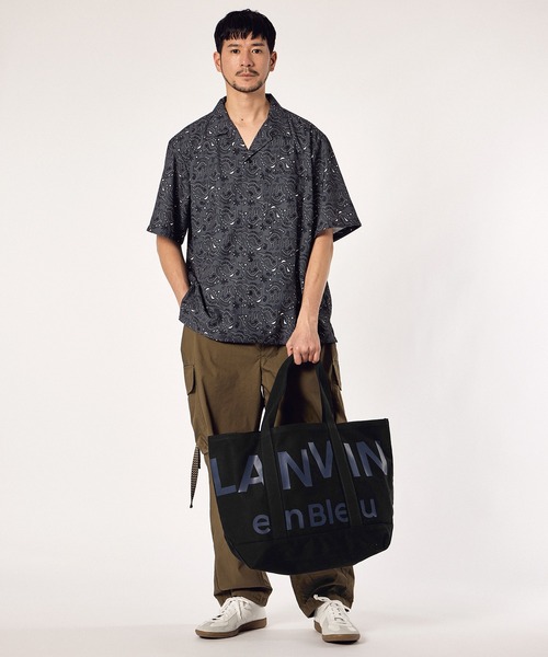 LANVIN en Bleu ESSENTIAL キャンバストート LANVIN en Bleu トートバッグ 「LANVIN ESSENTIAL」MONTORGUEIL