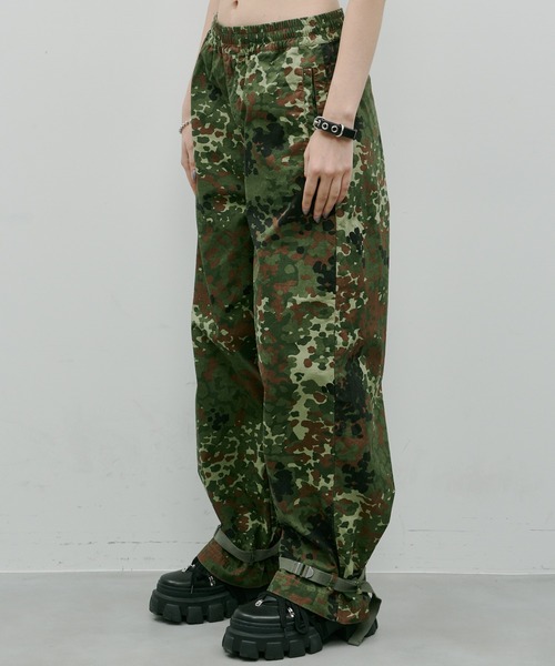 AIVER（アイバー） カーゴパンツ カモフラージュカーブパンツ メンズ