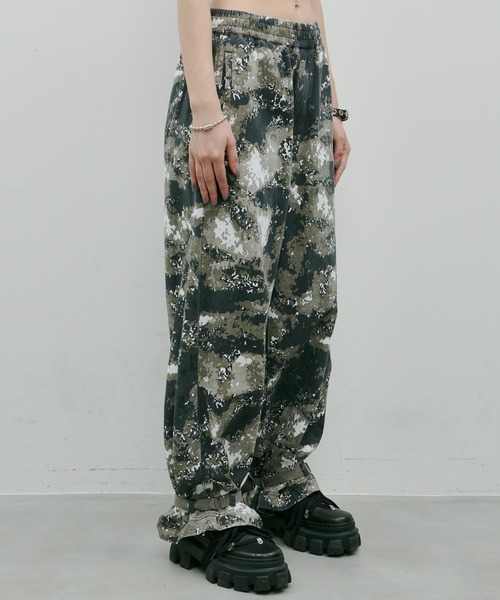 AIVER（アイバー） カーゴパンツ カモフラージュカーブパンツ メンズ