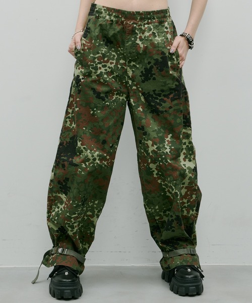 AIVER（アイバー） カーゴパンツ カモフラージュカーブパンツ メンズ