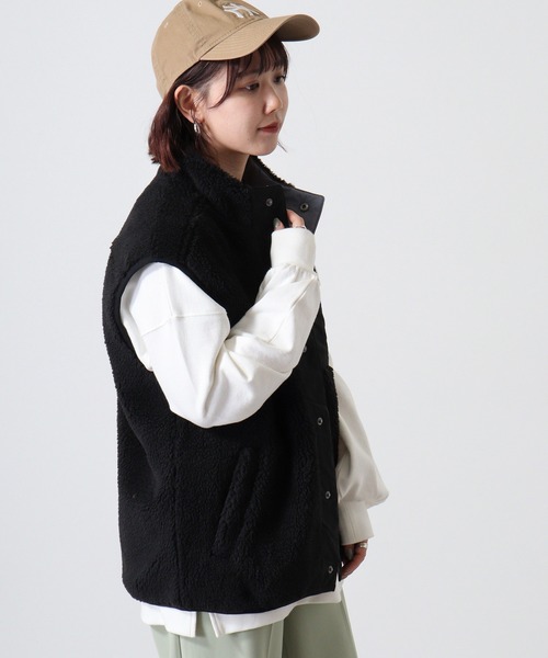 GERRY ベスト ジレ 2WAY ボアフリース リバーシブル メンズ