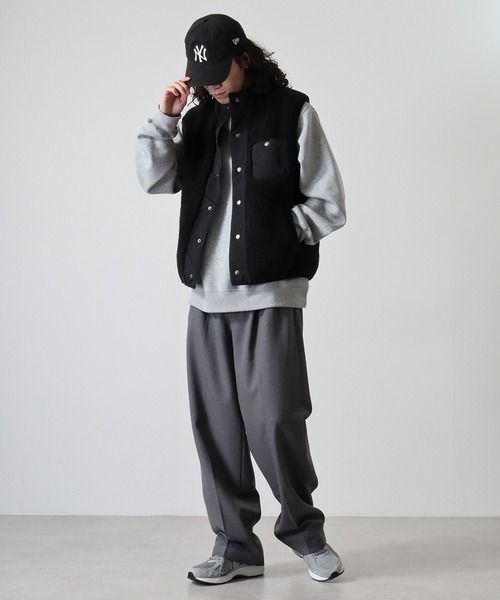GERRY ベスト ジレ 2WAY ボアフリース リバーシブル メンズ