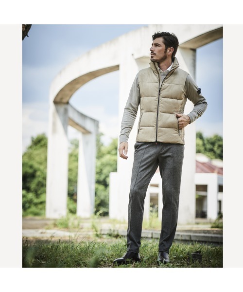 g-stage（ジーステージ） ダウンベスト ベスト スエードダウンベスト