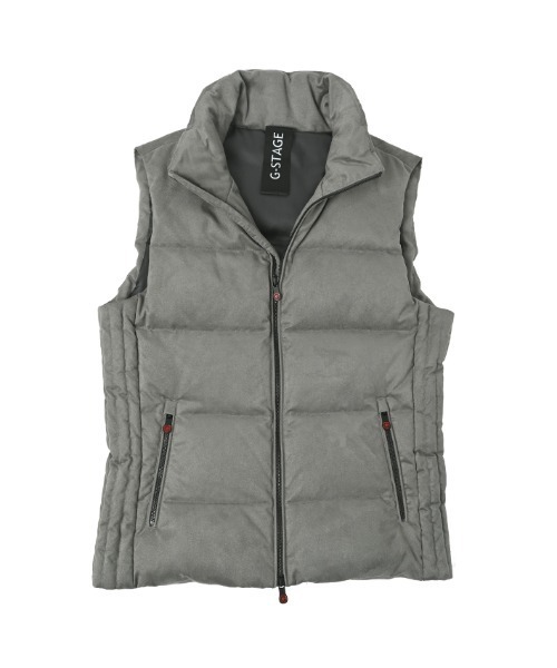 ダウンベスト売ります g-stage（ジーステージ） ダウンベスト ベスト スエードダウンベスト