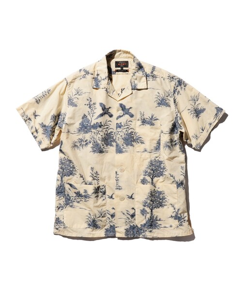 メンズ ビーチシャツ BEAMS+ シャツ カット ジャカード ビーチ メンズ : ZOZOTOWN