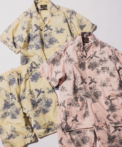 メンズ ビーチシャツ BEAMS+ シャツ カット ジャカード ビーチ メンズ : ZOZOTOWN