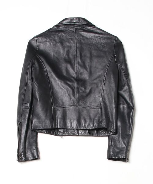 【最後です】ステュディオス　レザージャケット STUDIOUS（ステュディオス） レザージャケット 0 ブラック レディース