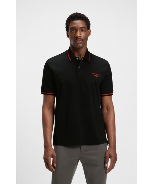 BOSS（HUGO BOSS） ポロシャツ Porsche x BOSS アクティブ コットン
