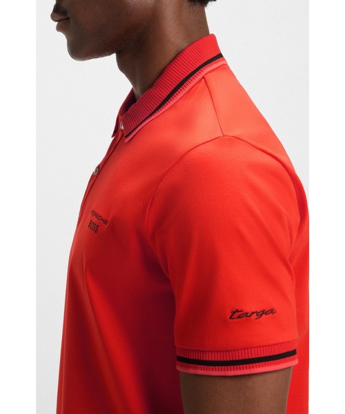 BOSS（HUGO BOSS） ポロシャツ Porsche x BOSS アクティブ コットン
