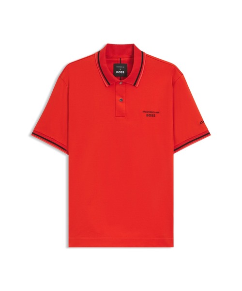 Porsche ポルシェ ポロシャツ Hugo Bossコラボ BOSS（HUGO BOSS） ポロシャツ Porsche x BOSS アクティブ コットン