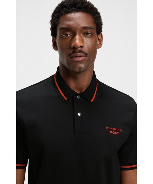 BOSS（HUGO BOSS） ポロシャツ Porsche x BOSS アクティブ コットン
