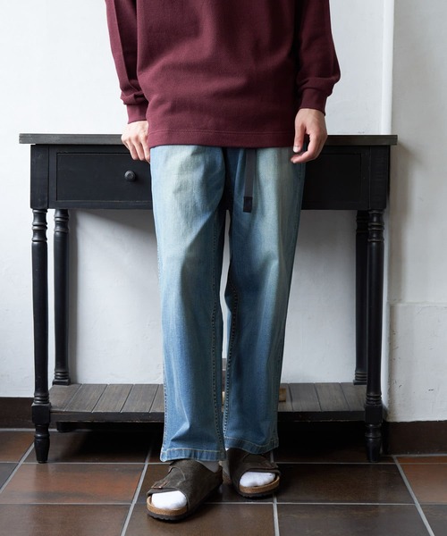 GRAMICCI マウンテンデニム 別注』Gramicci Mountain Wide Pants（デニムパンツ）｜Gramicci