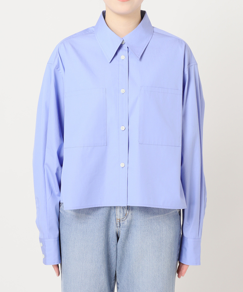 IENA（イエナ） ブラウス シャツ ハイカウントタイプライターショート