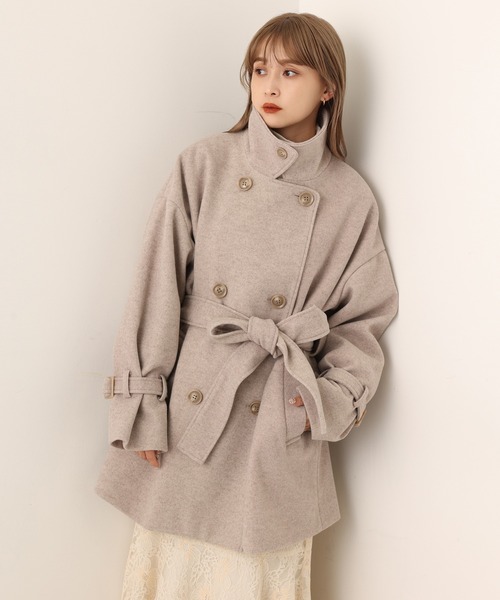 「one after another NICE CLAUP」 チェスターコート FREE ベージュ系その他 レディース_画像5