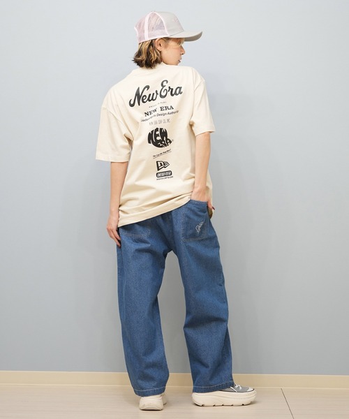 【ニューエラ】オーバーサイズド バックプリントTシャツ NEW ERA tシャツ 「ユニセックス」NEW ERA/ニューエラ オーバー