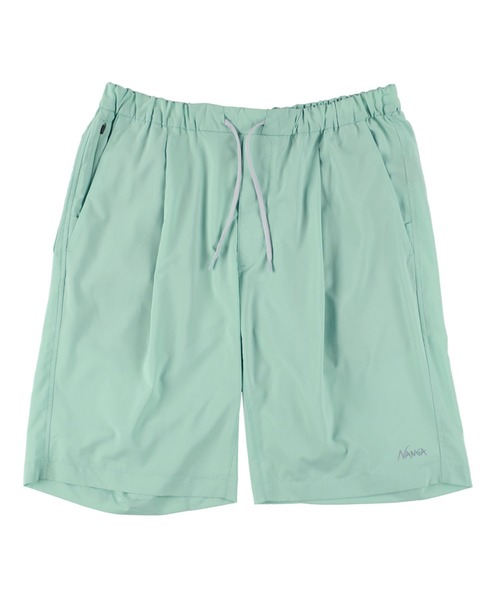 NANGA ショートパンツ　グリーン　XLサイズ NANGA（ナンガ） パンツ PLC EXCURSION SHORTS ワンポイントロゴ