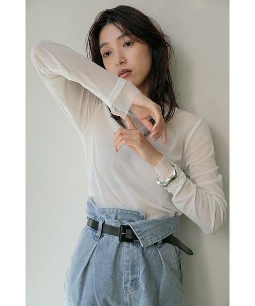 tシャツ AGAWD メッシュレイヤードトップス　 レディース メンズ AGAWD tシャツ メッシュレイヤードトップス レディース メンズ