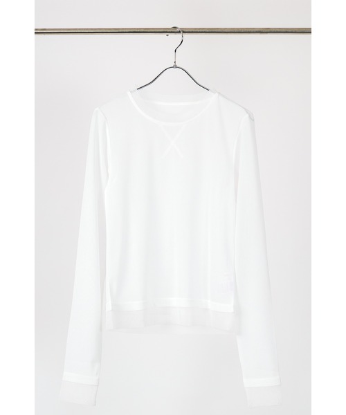 AGAWD tシャツ メッシュレイヤードトップス レディース メンズ