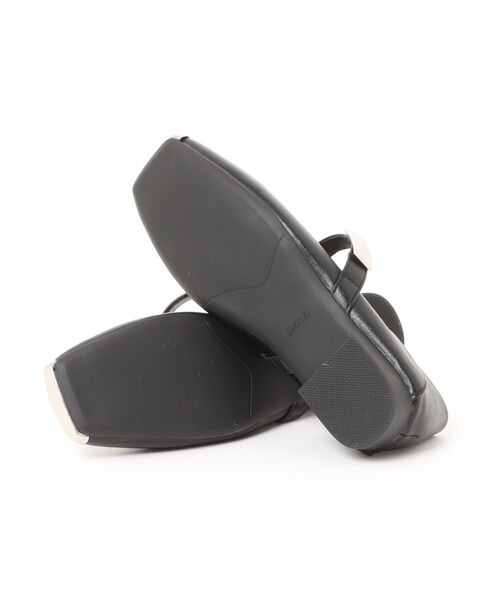 shoes365 パンプス 「shoes 365」スクエアトゥメリージェーンシューズ