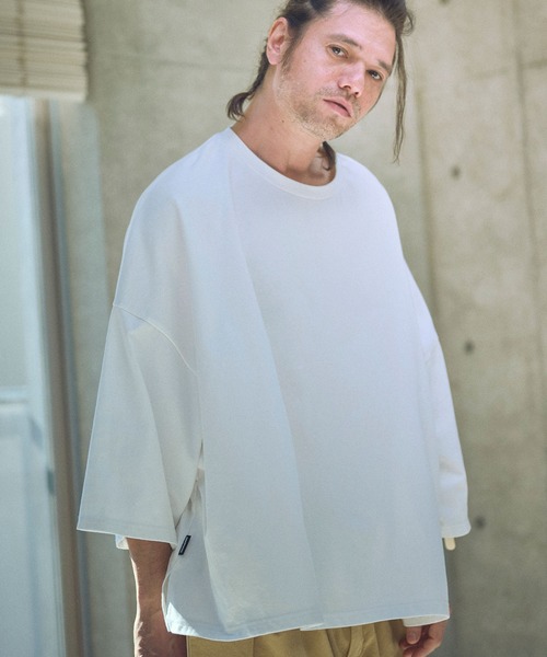 tシャツ 「ADAMPATEK/アダムパテック」widebox short sleeve T/ワイドボックス無地T レディース メンズ ADAM PATEK tシャツ ADAMPATEK/widebox short sleeve T/ワイド