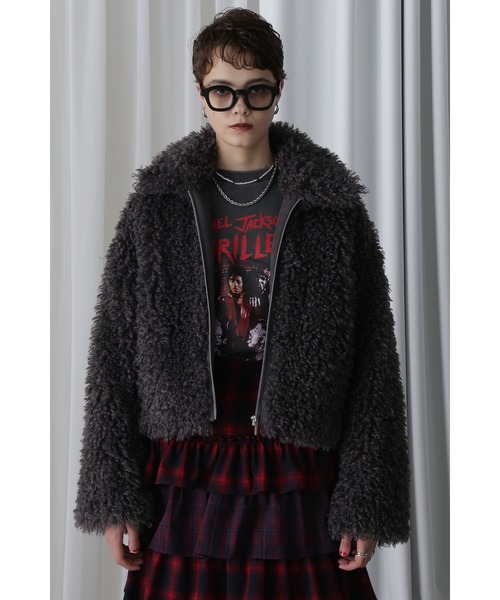ROSE BUD（ローズバッド） コート アウター FAKE FUR BLOUSON