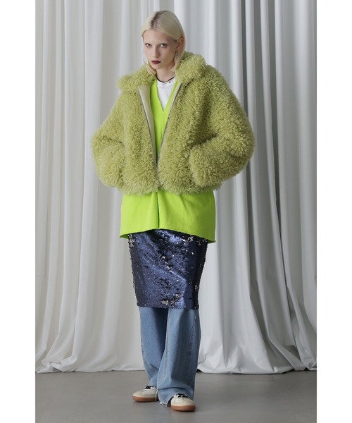 NEeeSAN 専用 ROSEBUD ファーコート　フェイクファージャケット ROSE BUD（ローズバッド） コート アウター FAKE FUR BLOUSON