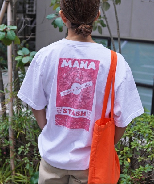 tシャツ GOOD ROCK SPEED×MANASTASH(グッドロックスピード×マナスタッシュ)　別注 レコードコラボTシャツ「メンズ・ウィメンズ