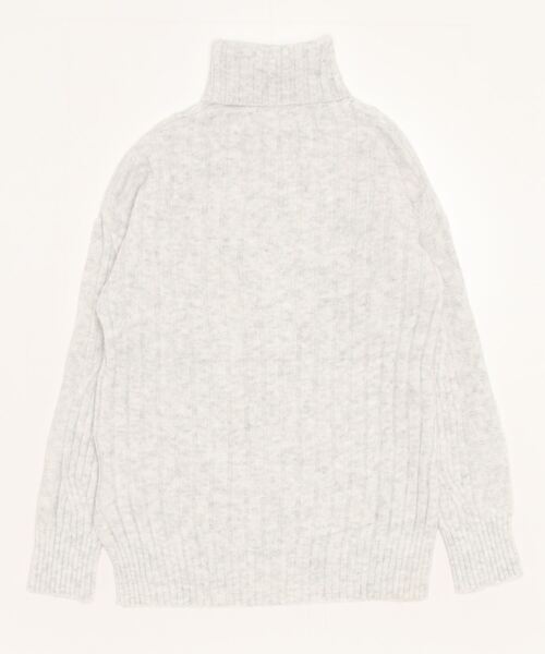 「MAISON BREEZE」 タートルネックニット FREE ピンク レディース_画像2