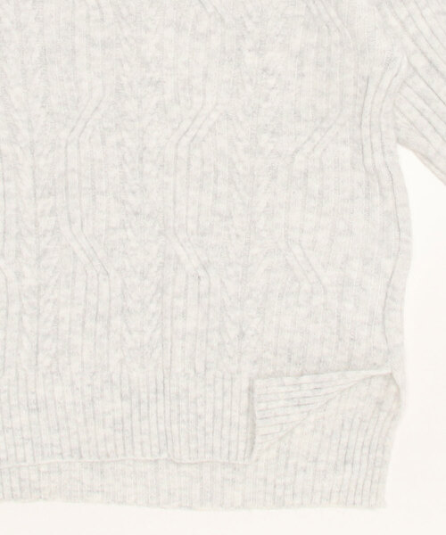 「MAISON BREEZE」 タートルネックニット FREE ピンク レディース_画像3