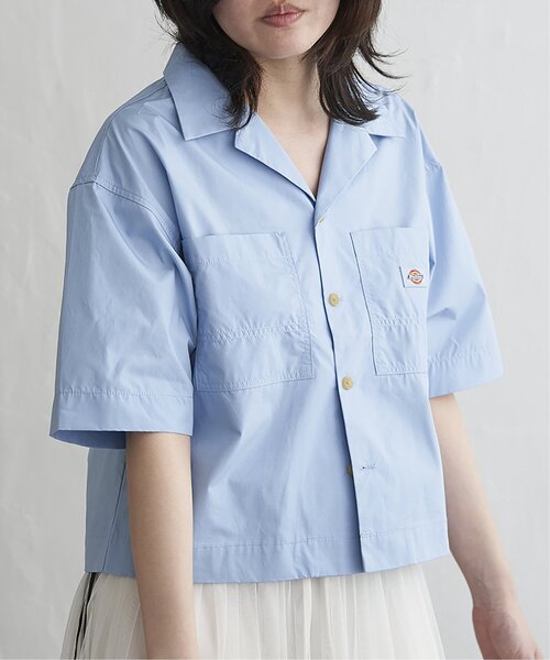 ブラウス シャツ Dickies ディッキーズ クロップドシャツ レディース VENCE EXCHANGE ブラウス シャツ Dickies ディッキーズ