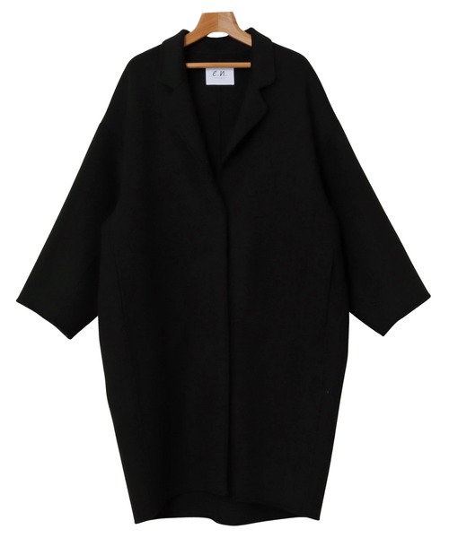 「evernavy」 チェスターコート M キャメル レディース_画像9