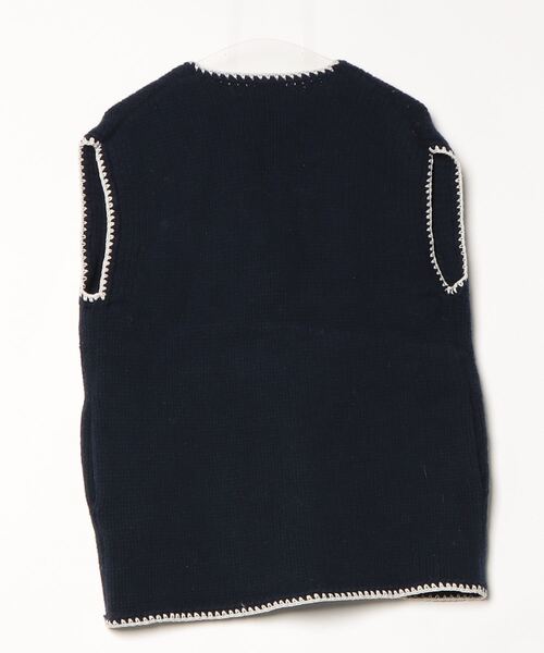 STEVEN ALAN（スティーブンアラン） ニットベスト - ネイビー