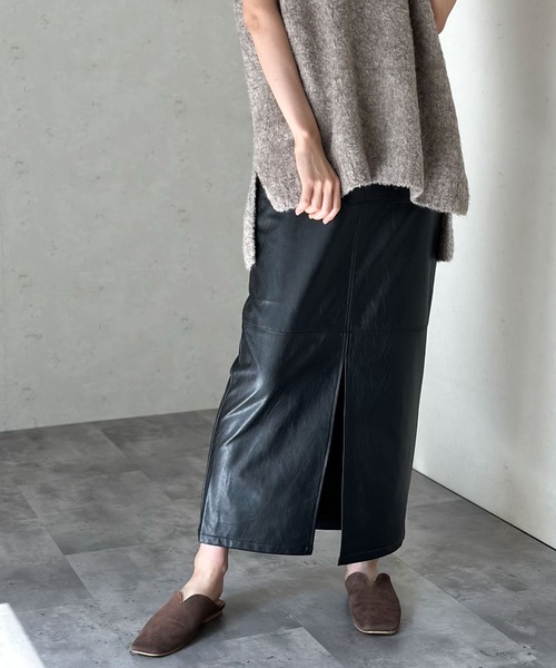 「Per sist ence」 タイトスカート FREE ベージュ レディース_画像5