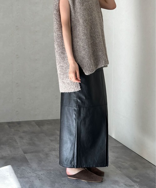 「Per sist ence」 タイトスカート FREE ベージュ レディース_画像7