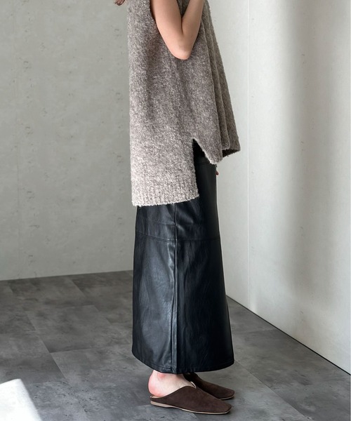 「Per sist ence」 タイトスカート FREE ベージュ レディース_画像8