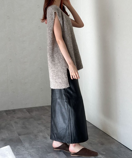 「Per sist ence」 タイトスカート FREE ベージュ レディース_画像9