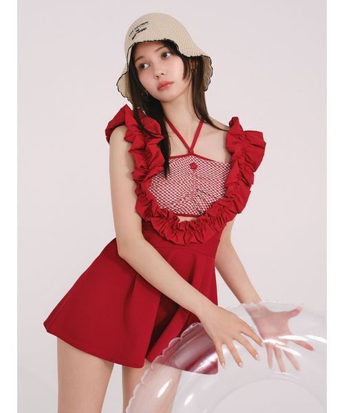 【LILY BROWN×MARY QUANT】3ピーススイムウエア LILY BROWN（リリーブラウン） 「LILY BROWN×MARY QUANT」3ピース