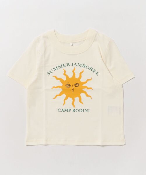 Mini Rodini tシャツ mini rodini / 太陽モチーフクルーネックT