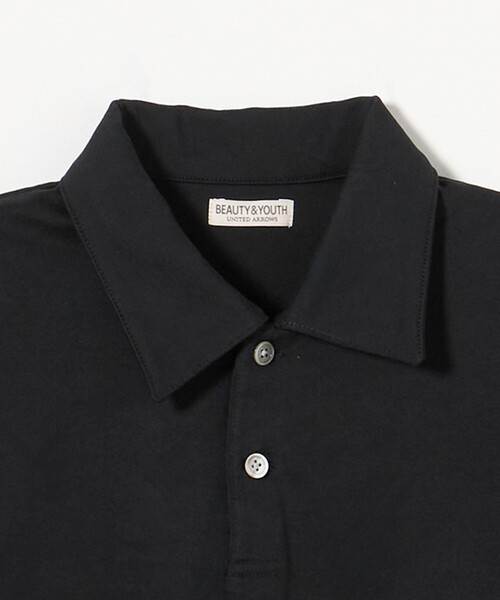 BEAUTY&YOUTHUNITEDARROWS ソリッドコットンポロスウェット BEAUTY&YOUTH UNITED ARROWS｜ソリッド コットン ポロ