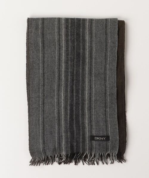 さくら dunhill ストライプマフラー ブラック/グレー ダンヒル DUNHILL dunhill ダンヒル マフラー・ストール