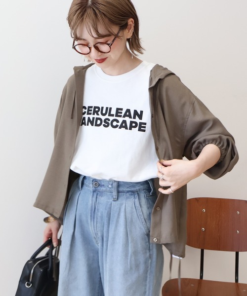 AMERICAN HOLIC ブラウス シャツ シアーフーディーシャツ