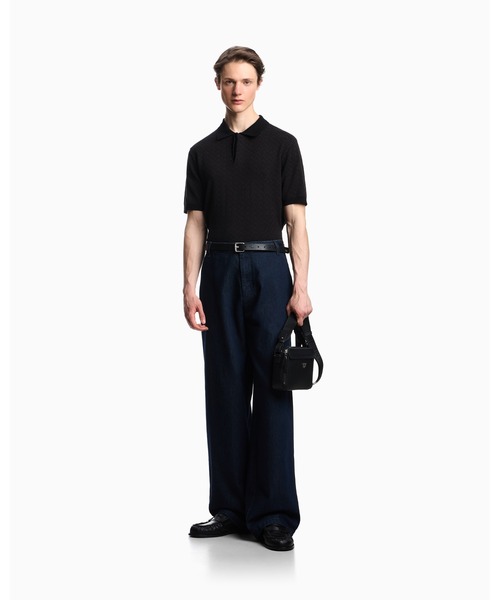 EMPORIO ARMANI セーター ニット 「エンポリオ アルマーニ」Icon ポロ