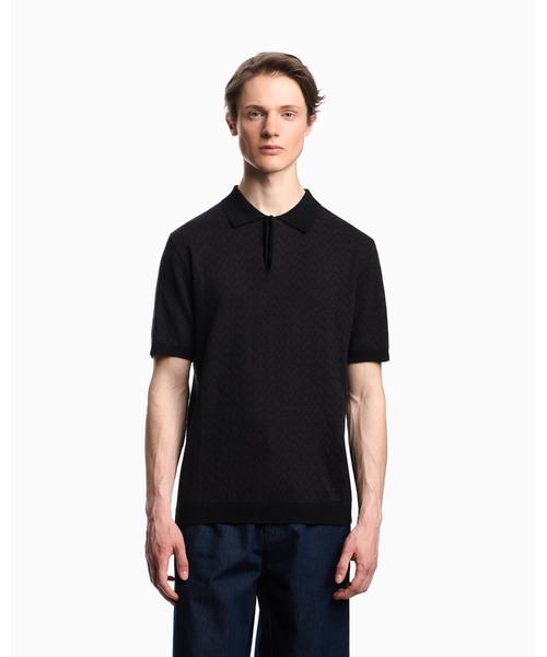 EMPORIO ARMANI セーター ニット 「エンポリオ アルマーニ」Icon ポロ