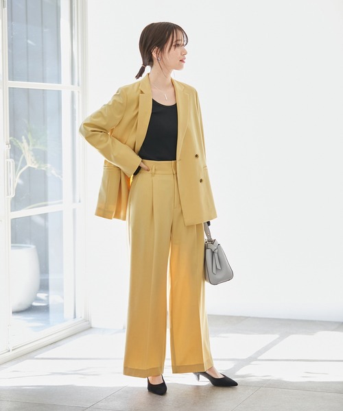 VIS 「VIS」 テーラードジャケット M ベージュ レディース