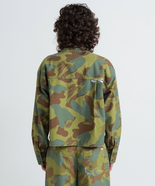 ブラウス シャツ CAMOUFLAGE SHORT SHIRTS/カモフラージュショートシャツ レディース AVIREX ブラウス シャツ CAMOUFLAGE SHORT SHIRTS