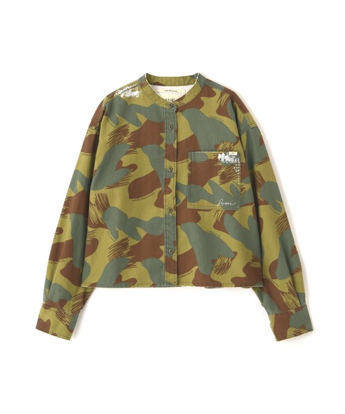 ブラウス シャツ CAMOUFLAGE SHORT SHIRTS/カモフラージュショートシャツ レディース AVIREX ブラウス シャツ CAMOUFLAGE SHORT SHIRTS