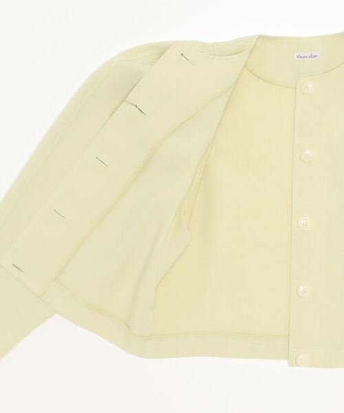 「Steven Alan」 ノーカラージャケット S ブラック レディース