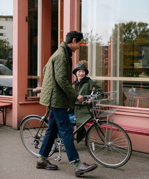 Barbour（バブアー） 中綿コート 42 オリーブ メンズ : ZOZOTOWN Yahoo