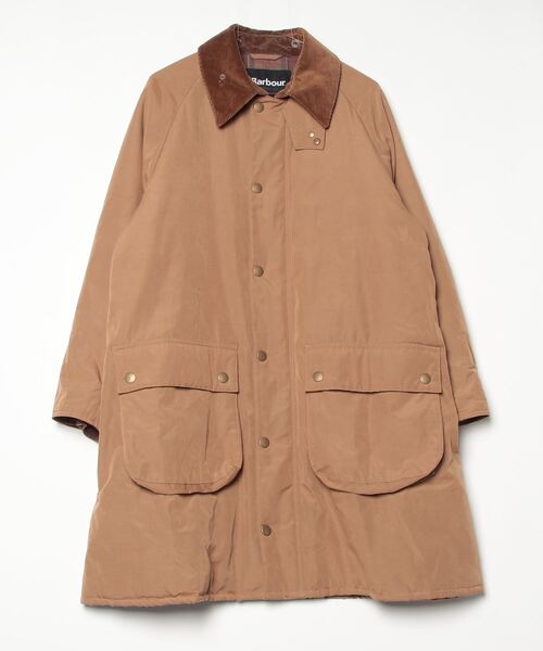 Barbour ブラウン ロングコート 38 Barbour（バブアー）の「Barbour × Demi-Luxe BEAMS / 別注 OVERSIZED