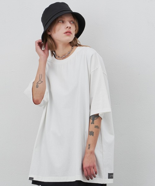 「AIVER」 半袖Tシャツ LARGE ブラック メンズ